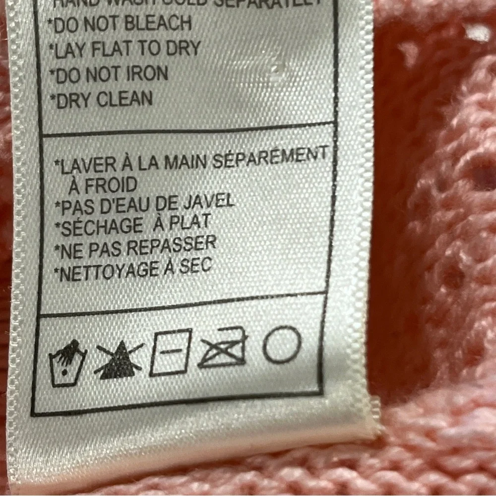 Jack‎ Pink Knit Sweater size large